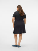 Φόρεμα plus size Vero Moda Curve 10271590 - Μαύρο - thefashionproject.gr - VERO MODA CURVE