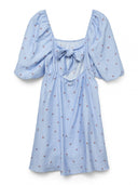 Φόρεμα ριγέ με κεράσια Vero Moda 10324644 - Γαλάζιο - thefashionproject.gr - VERO MODA