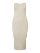 Φόρεμα ριμπ strapless Vero Moda 10309494