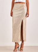 Φούστα με παγιέτες Vero Moda 10306132