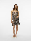 Φούστα με print και βολάν Vero Moda 10324126