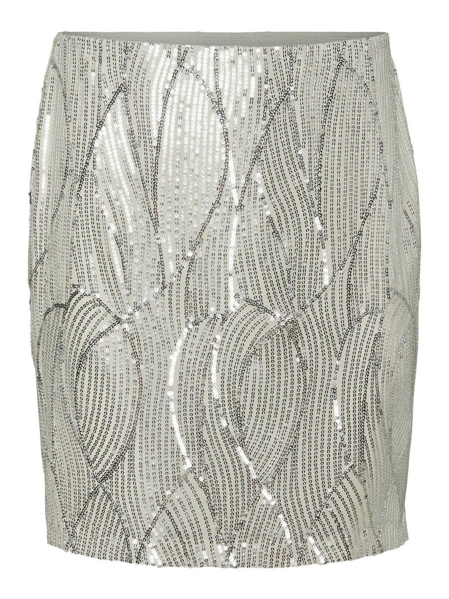 Φούστα μίνι με παγιέτες Vero Moda 10317123