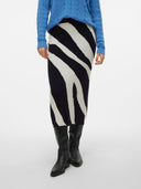 Φούστα πλεκτή με print Vero Moda 10310689