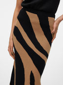 Φούστα πλεκτή με print Vero Moda 10310689