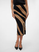 Φούστα πλεκτή με print Vero Moda 10310689