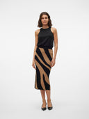Φούστα πλεκτή με print Vero Moda 10310689