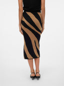 Φούστα πλεκτή με print Vero Moda 10310689