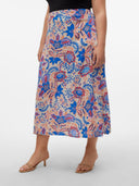 Φούστα μάξι plus size με print Vero Moda curve 10305656 - Multi - thefashionproject.gr - VERO MODA CURVE