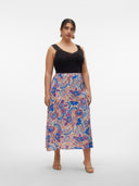 Φούστα μάξι plus size με print Vero Moda curve 10305656 - Multi - thefashionproject.gr - VERO MODA CURVE
