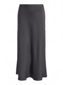 Φούστα μάξι σατέν ONLY 15333343 - Ανθρακί - thefashionproject.gr - ONLY