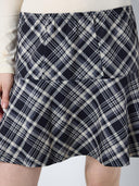 Φούστα μίνι καρό NOISY MAY 27031567 - Γκρι σκούρο - thefashionproject.gr - NOISY MAY