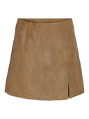 Φούστα μίνι suede NOISY MAY 27031365 - Κάμελ - thefashionproject.gr - NOISY MAY