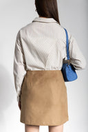 Φούστα μίνι suede NOISY MAY 27031365 - Κάμελ - thefashionproject.gr - NOISY MAY