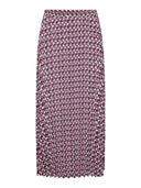 Φούστα πλισέ με print ONLY 15222539 - Magenta - thefashionproject.gr - ONLY