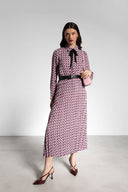 Φούστα πλισέ με print ONLY 15222539 - Magenta - thefashionproject.gr - ONLY