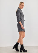 Φούστα σορτς μίνι Only 15305632 - Γκρι σκούρο - thefashionproject.gr - ONLY