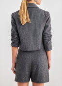 Φούστα σορτς μίνι Only 15305632 - Γκρι σκούρο - thefashionproject.gr - ONLY
