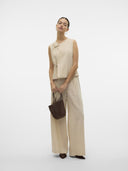 Γιλέκο με κορδόνια Vero Moda 10326935 - Μπεζ - thefashionproject.gr - VERO MODA - 24085003032