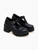 Γόβες δερμάτινες Mary Jane Ragazza 0599 - Μαύρο - thefashionproject.gr - RAGAZZA