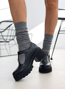 Γόβες δερμάτινες Mary Jane Ragazza 0599 - Μαύρο - thefashionproject.gr - RAGAZZA