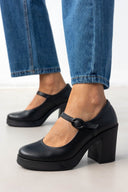 Γόβες δερμάτινες Mary Jane Ragazza 0636 - Μαύρο - thefashionproject.gr - RAGAZZA