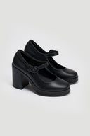 Γόβες δερμάτινες Mary Jane Ragazza 0636 - Μαύρο - thefashionproject.gr - RAGAZZA