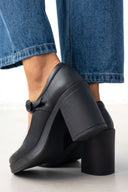 Γόβες δερμάτινες Mary Jane Ragazza 0636 - Μαύρο - thefashionproject.gr - RAGAZZA