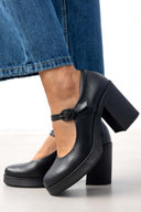 Γόβες δερμάτινες Mary Jane Ragazza 0636 - Μαύρο - thefashionproject.gr - RAGAZZA
