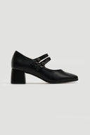 Γόβες δερμάτινες Mary Janes Ragazza 036 - Μαύρο - thefashionproject.gr - RAGAZZA