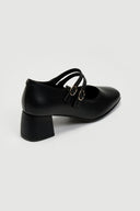 Γόβες δερμάτινες Mary Janes Ragazza 036 - Μαύρο - thefashionproject.gr - RAGAZZA