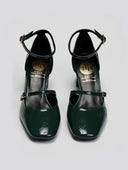Γόβες λουστρίνι με μπαρέτα TFP - Κυπαρισσί - thefashionproject.gr - TFP