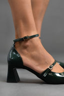 Γόβες λουστρίνι με μπαρέτα TFP - Κυπαρισσί - thefashionproject.gr - TFP