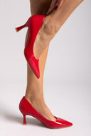 Γόβες λουστρίνι μυτερές ERYNN - Κόκκινο - thefashionproject.gr - ERYNN