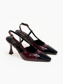 Γόβες λουστρίνι μυτερές TFP - Burgundy - thefashionproject.gr - TFP