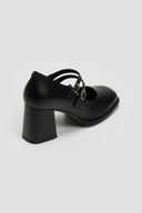 Γόβες Mary Jane δερμάτινες Ragazza 076 - Μαύρο - thefashionproject.gr - RAGAZZA