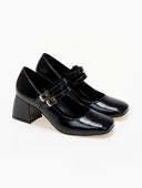 Γόβες Mary Jane λουστρίνι TFP - Μαύρο - thefashionproject.gr - TFP