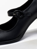 Γόβες Mary Janes δερμάτινες RAGAZZA 074 - Μαύρο - thefashionproject.gr - RAGAZZA