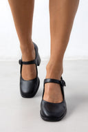 Γόβες Mary Janes δερμάτινες RAGAZZA 074 - Μαύρο - thefashionproject.gr - RAGAZZA