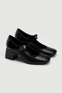 Γόβες Mary Janes με λουστρίνι TFP - Μαύρο - thefashionproject.gr - TFP