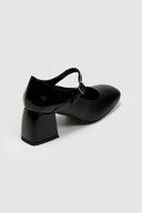 Γόβες Mary Janes με λουστρίνι TFP - Μαύρο - thefashionproject.gr - TFP