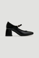 Γόβες Mary Janes με λουστρίνι TFP - Μαύρο - thefashionproject.gr - TFP