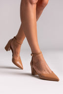 Γόβες με ανοιχτά πλαϊνά TFP - Ταμπά - thefashionproject.gr - TFP