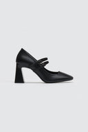 Γόβες με διπλή μπαρέτα TFP - Μαύρο - thefashionproject.gr - TFP