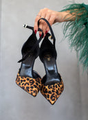 Γόβες μυτερές με μπαρέτα tfp - Κάμελ - thefashionproject.gr - TFP