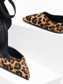 Γόβες μυτερές με μπαρέτα tfp - Κάμελ - thefashionproject.gr - TFP