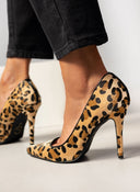 Γόβες μυτερές με print TFP - Leopard - thefashionproject.gr - TFP