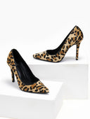 Γόβες μυτερές με print TFP - Leopard - thefashionproject.gr - TFP