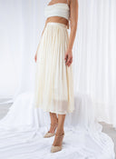 Γόβες μυτερές με στρας μπαρέτα TFP - Nude - thefashionproject.gr - TFP
