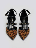 Γόβες μυτερές με τρουκς και print TFP - Leopard - thefashionproject.gr - TFP