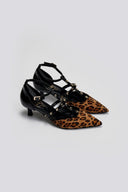 Γόβες μυτερές με τρουκς και print TFP - Leopard - thefashionproject.gr - TFP